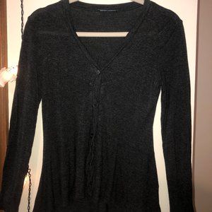 Simple Grey Cardigan